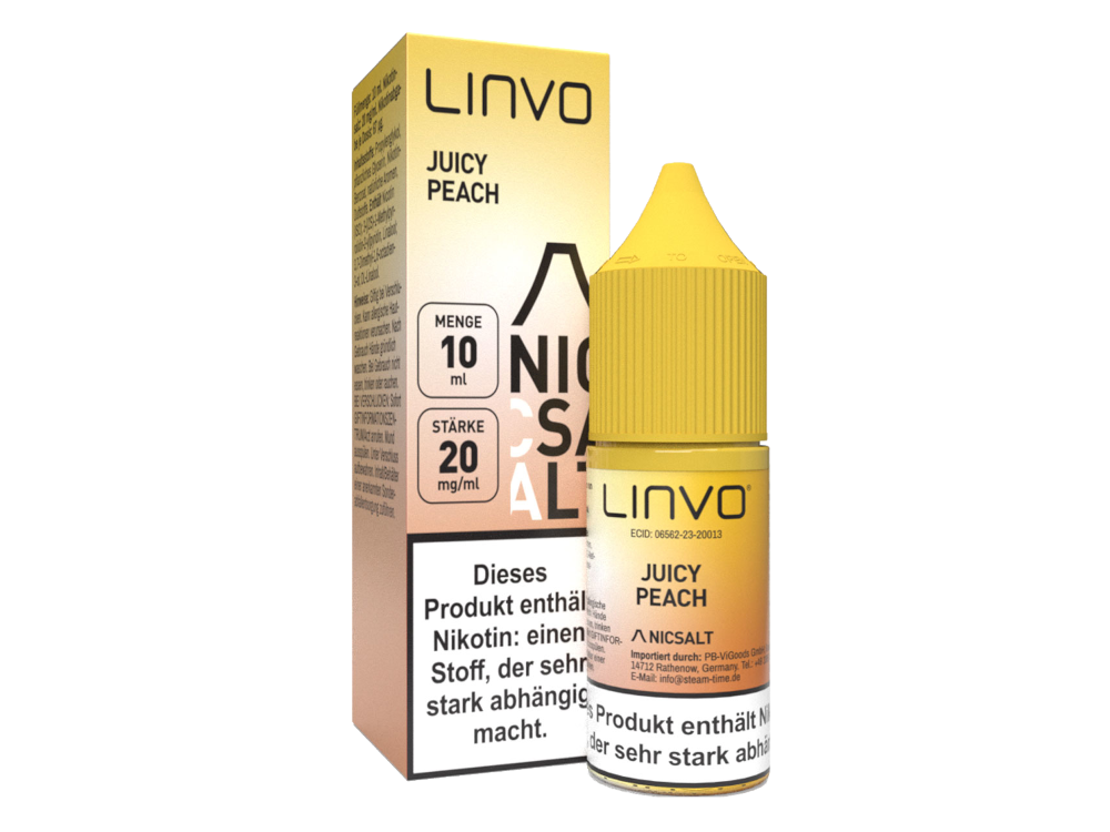 Linvo - Nikotinsalz Liquid - Juicy Peach