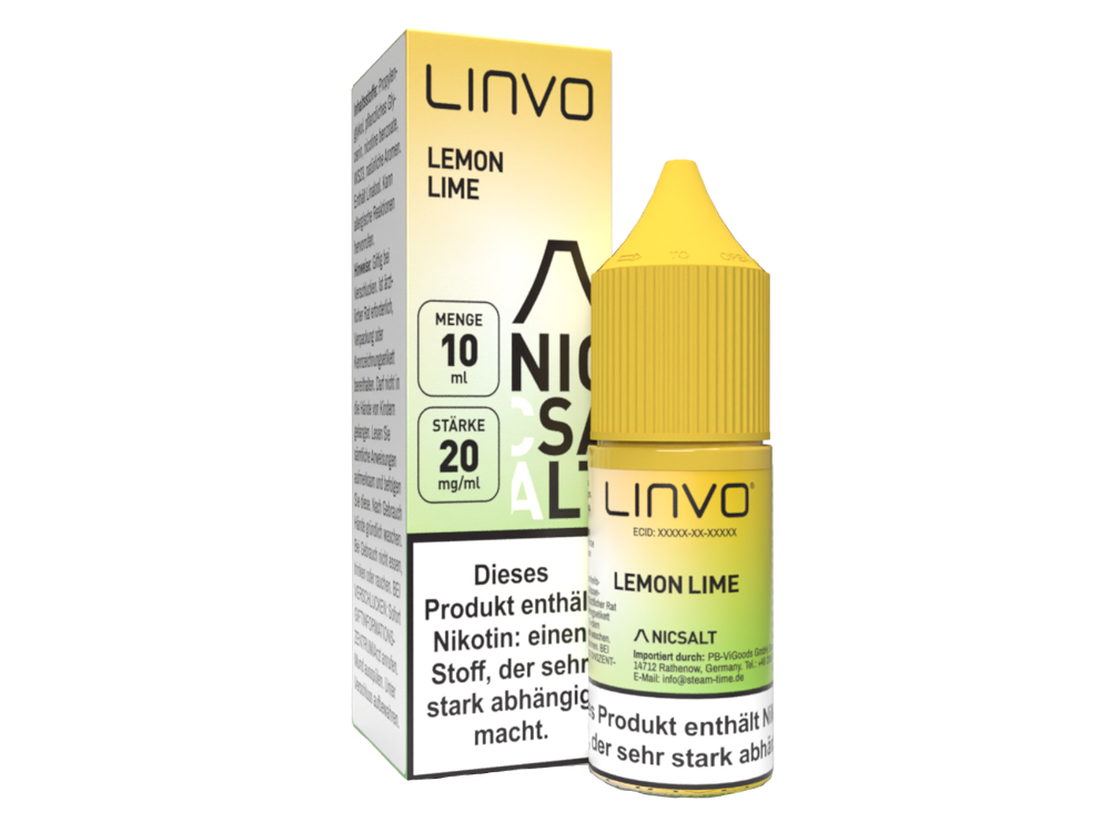 Linvo - Nikotinsalz Liquid - Lemon Lime