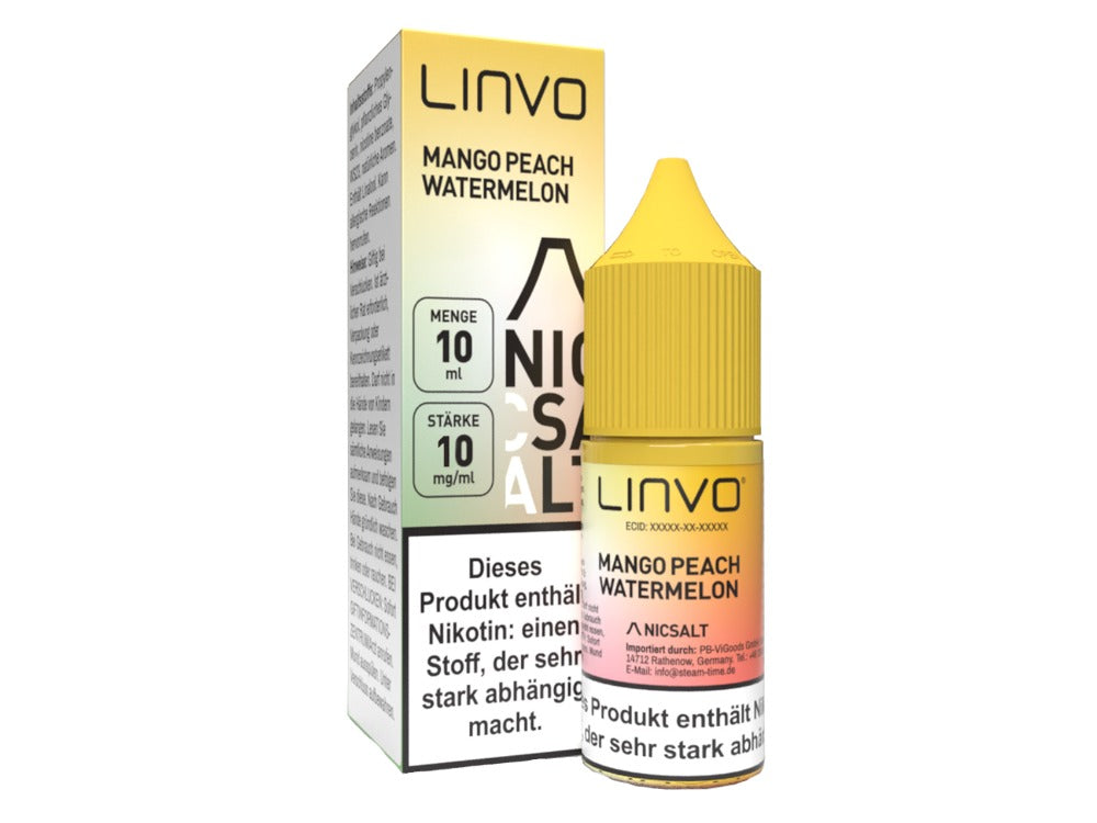 Linvo - Nikotinsalz Liquid - Mango Peach Watermelon