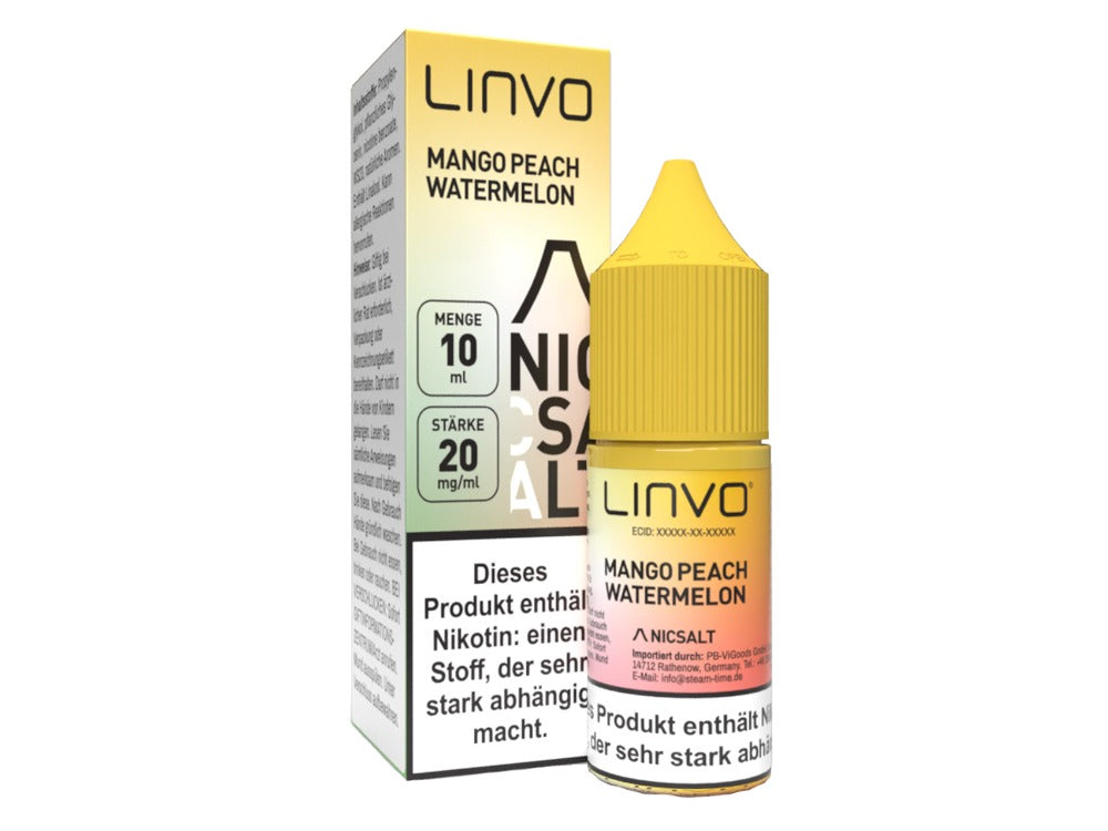 Linvo - Nikotinsalz Liquid - Mango Peach Watermelon