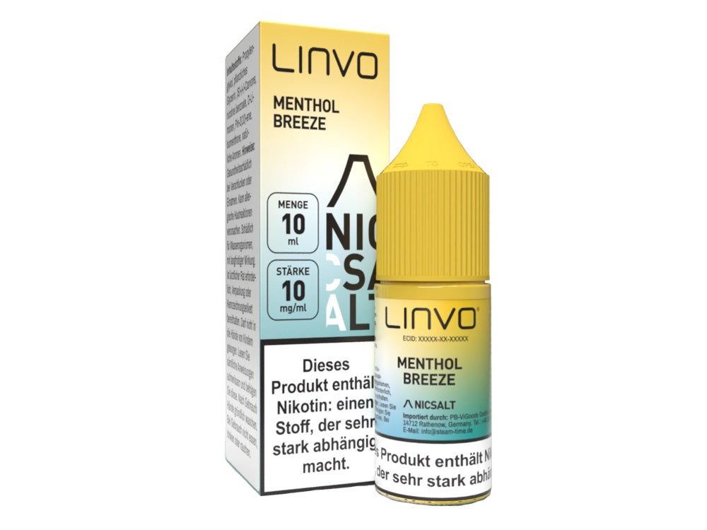Linvo - Nikotinsalz Liquid - Menthol Breeze