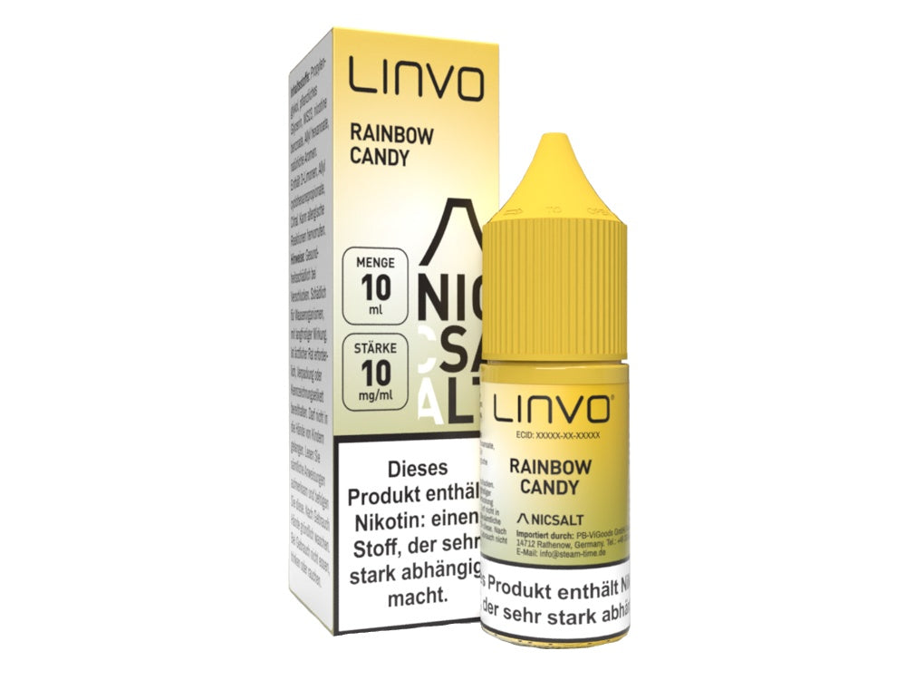 Linvo - Nikotinsalz Liquid - Rainbow Candy