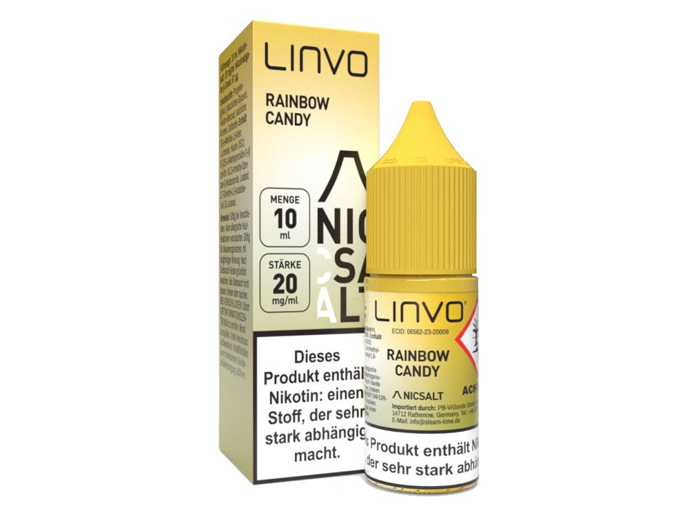 Linvo - Nikotinsalz Liquid - Rainbow Candy