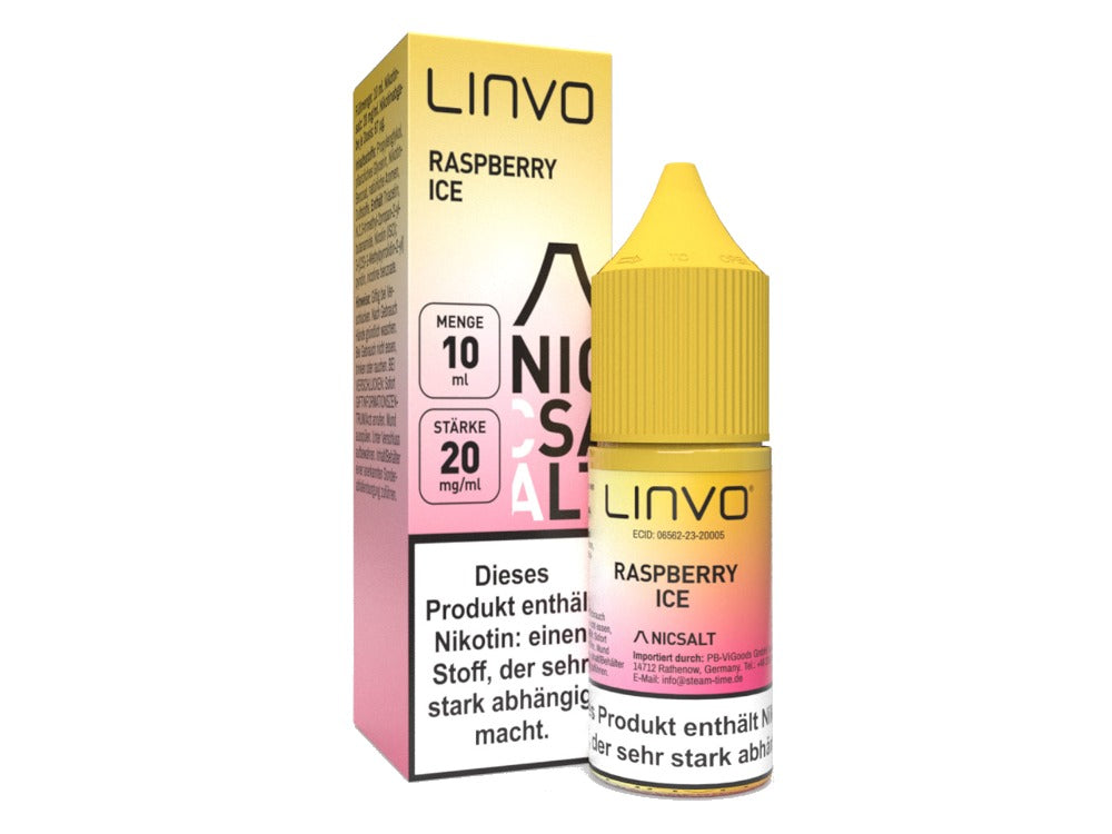 Linvo - Nikotinsalz Liquid - Raspberry Ice