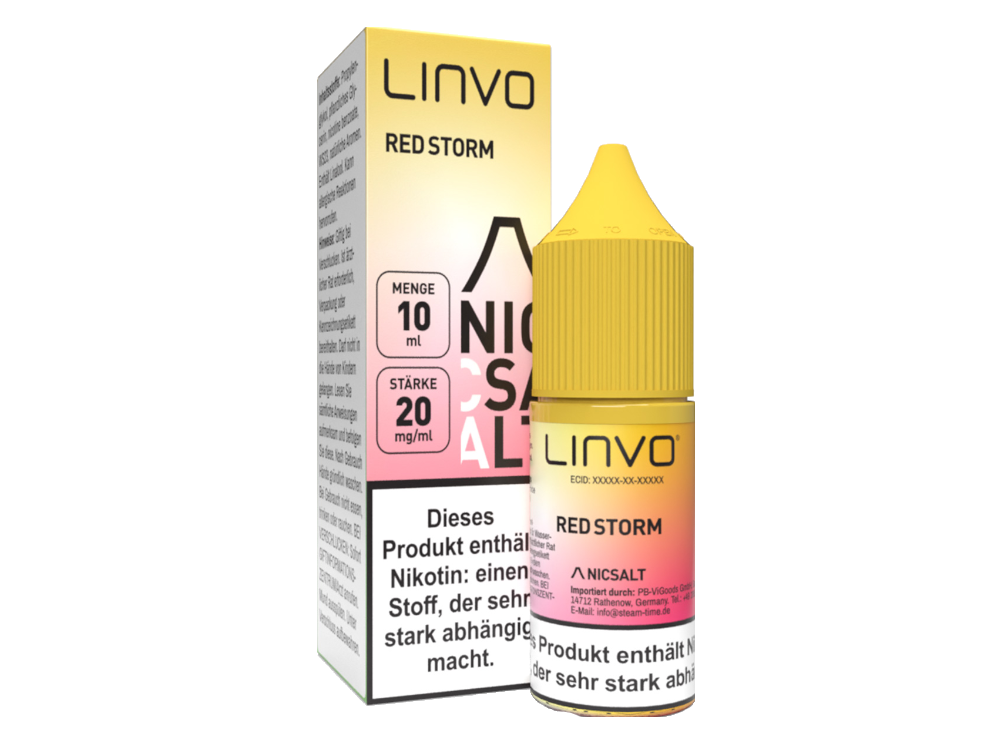 Linvo - Nikotinsalz Liquid - Red Storm