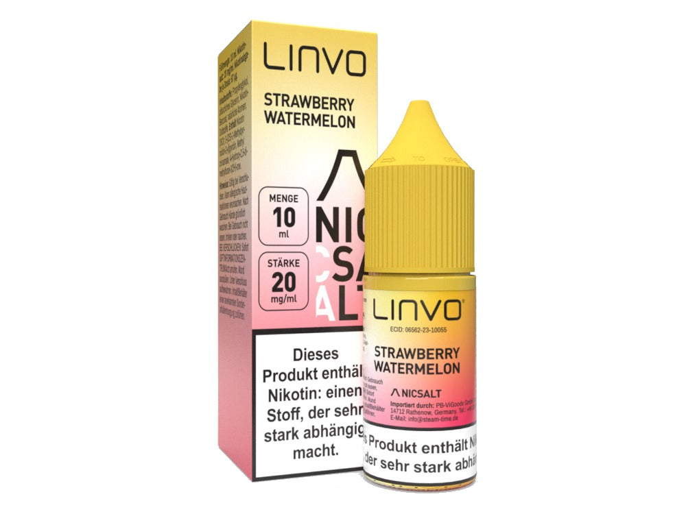 Linvo - Nikotinsalz Liquid - Strawberry Watermelon