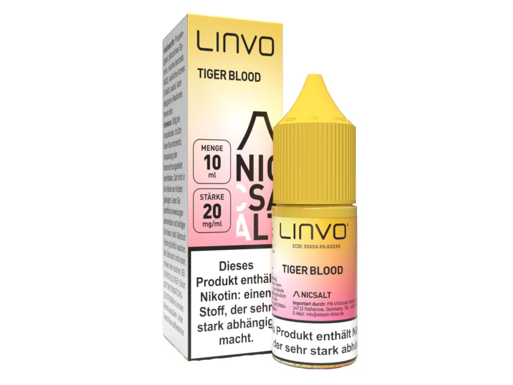 Linvo - Nikotinsalz Liquid - Tiger Blood