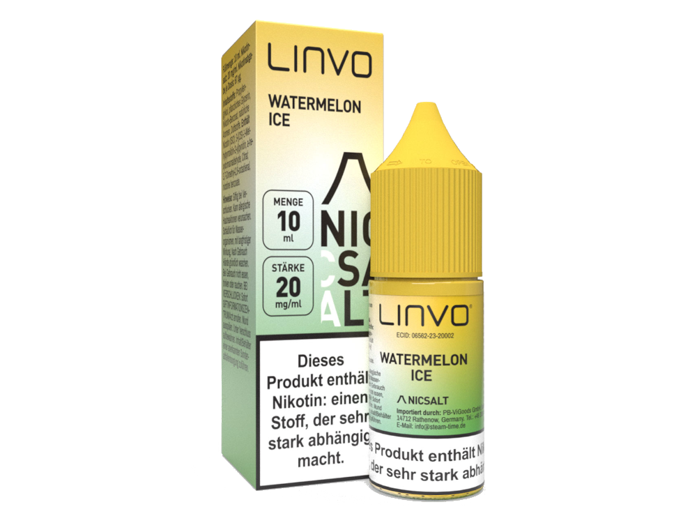 Linvo - Nikotinsalz Liquid - Watermelon Ice