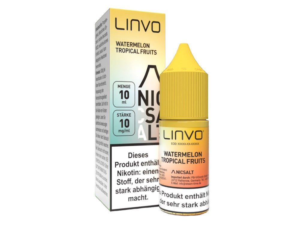 Linvo - Nikotinsalz Liquid - Watermelon Tropical Fruits