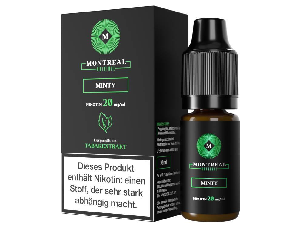 Montreal Original - Nikotinsalz Liquid - Minty