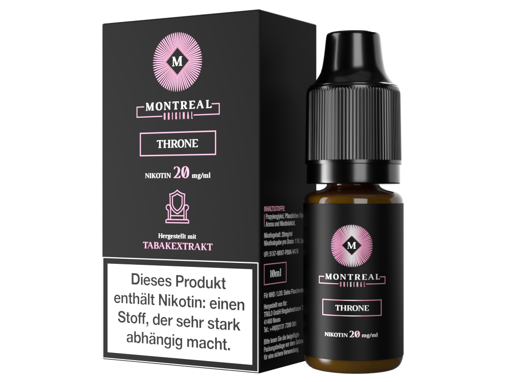 Montreal Original - Nikotinsalz Liquid - Throne
