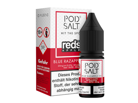 Pod Salt Fusion - Blue Razapple Ice - Nikotinsalz Liquid