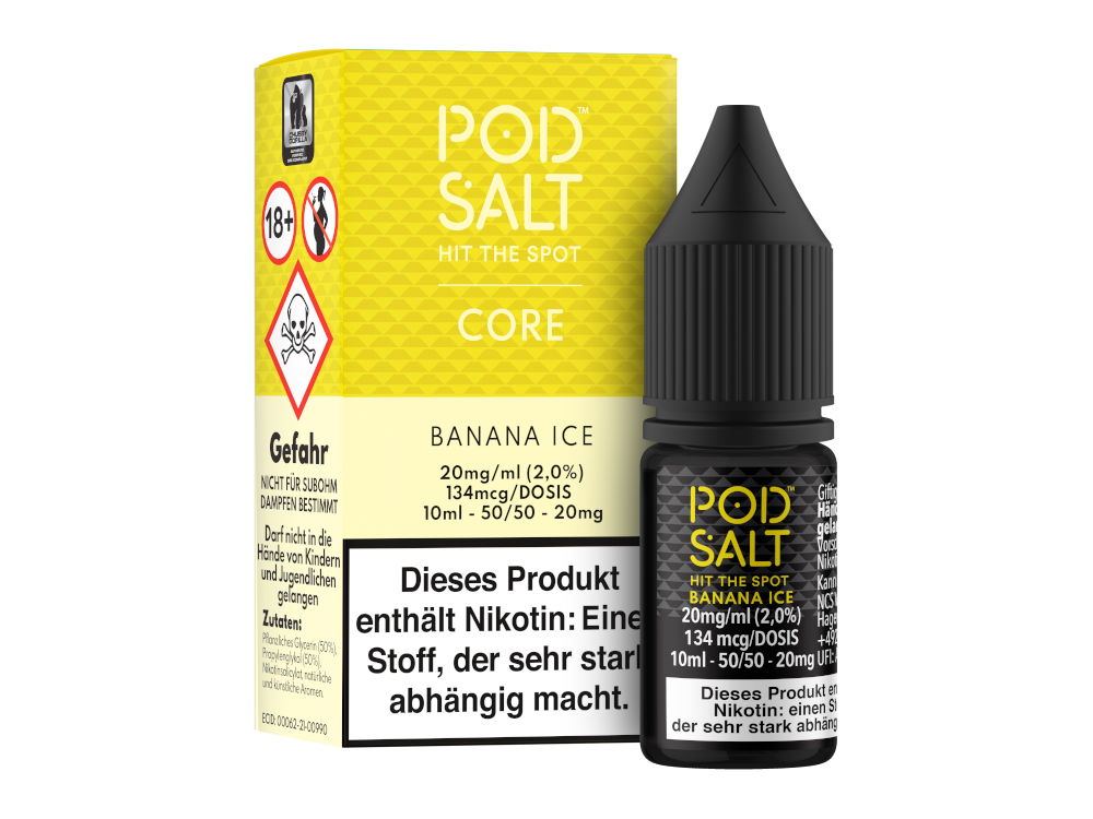 Pod Salt Core - Nikotinsalz Liquid - Banana Ice