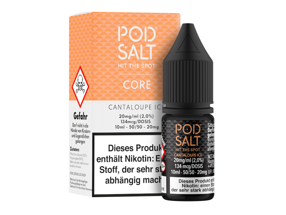 Pod Salt Core - Nikotinsalz Liquid - Cantaloupe Ice