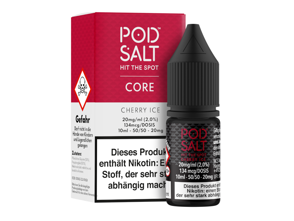 Pod Salt Core - Nikotinsalz Liquid - Cherry Ice