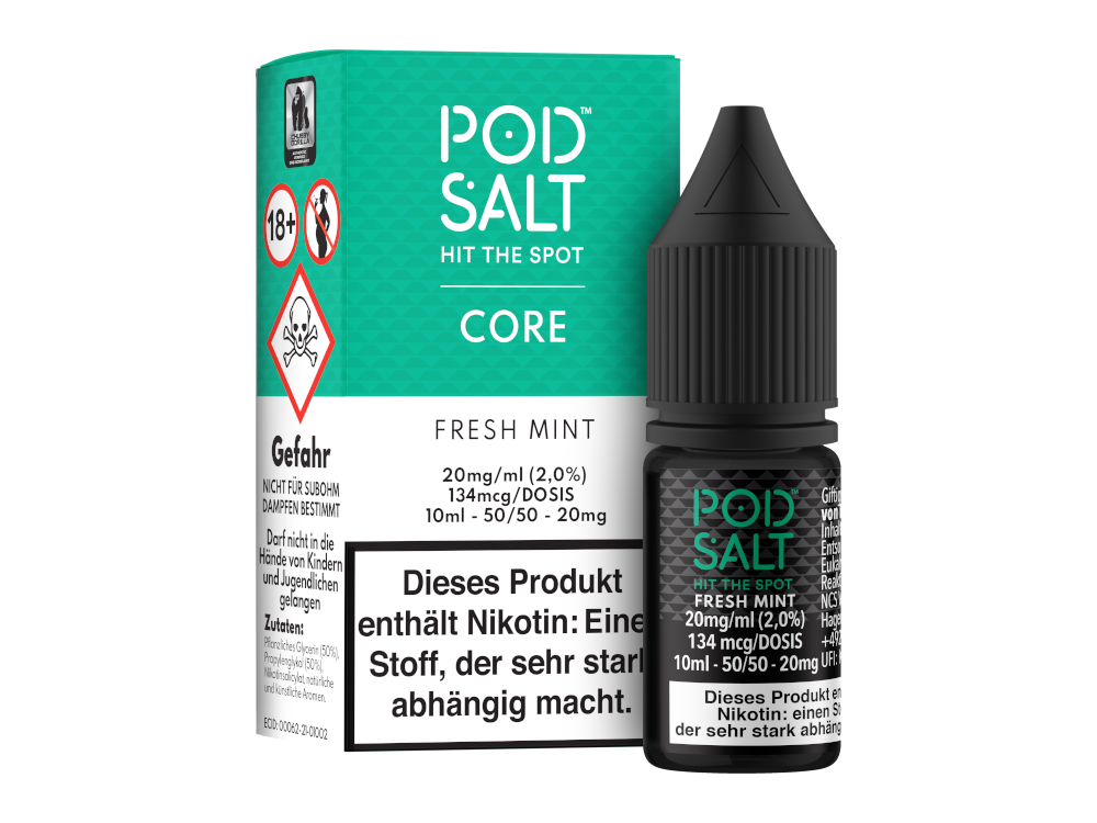 Pod Salt Core - Nikotinsalz Liquid - Fresh Mint