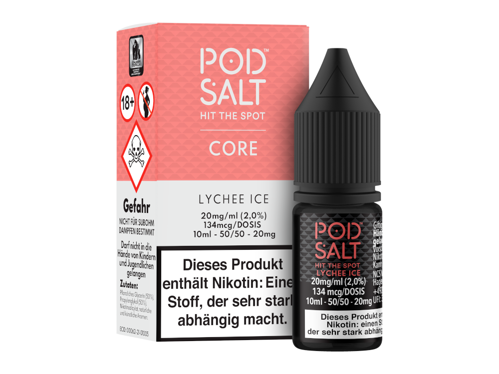Pod Salt Core - Nikotinsalz Liquid - Lychee Ice