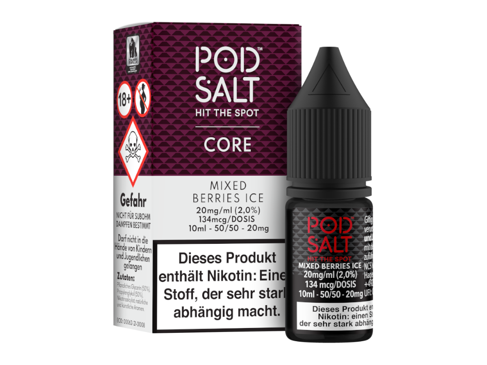 Pod Salt Core - Nikotinsalz Liquid - Mixed Berries Ice