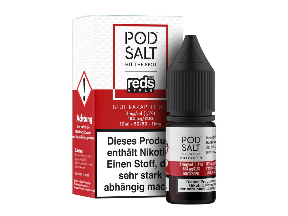 Pod Salt Fusion - Blue Razapple Ice - Nikotinsalz Liquid