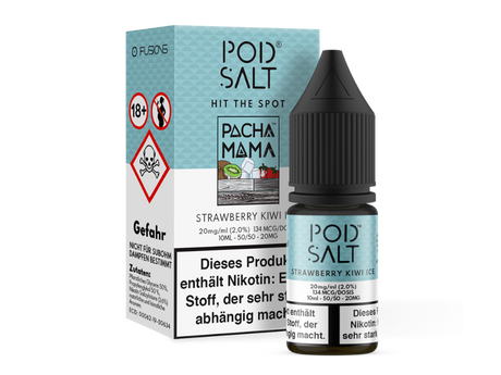 Pod Salt Fusion - Strawberry Kiwi Ice - Nikotinsalz Liquid