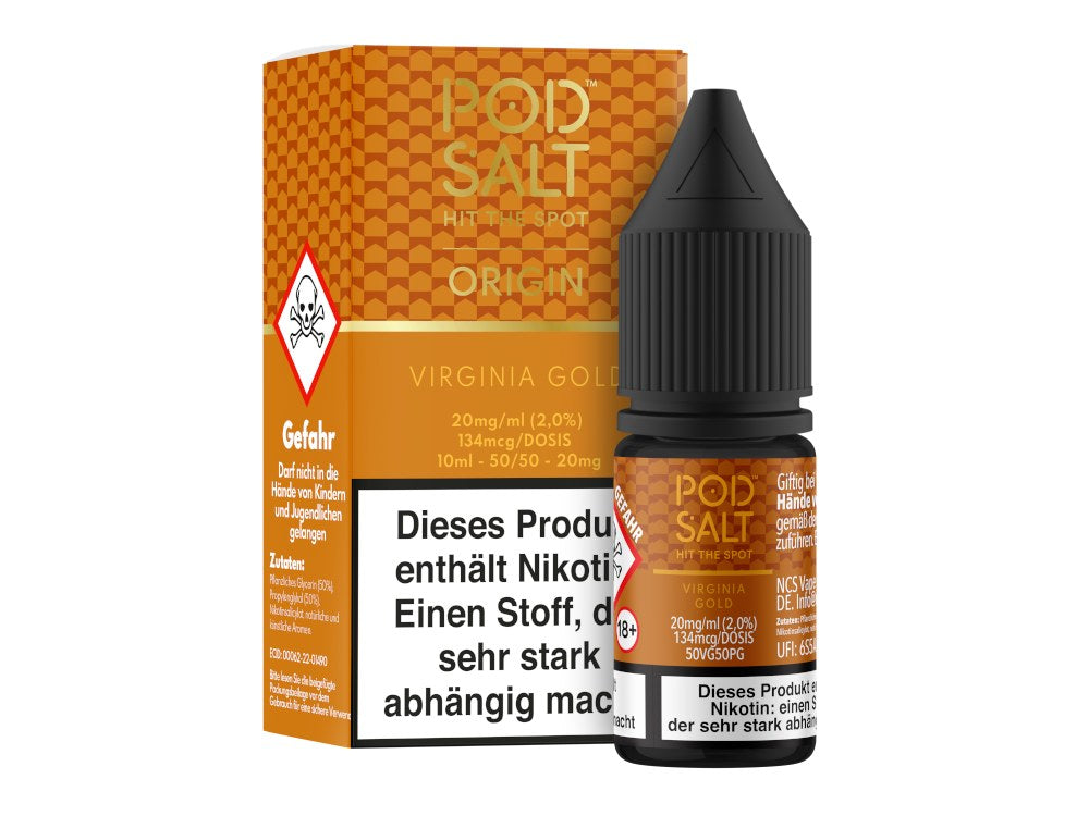 Pod Salt Origin - Virginia Gold - Nikotinsalz Liquid