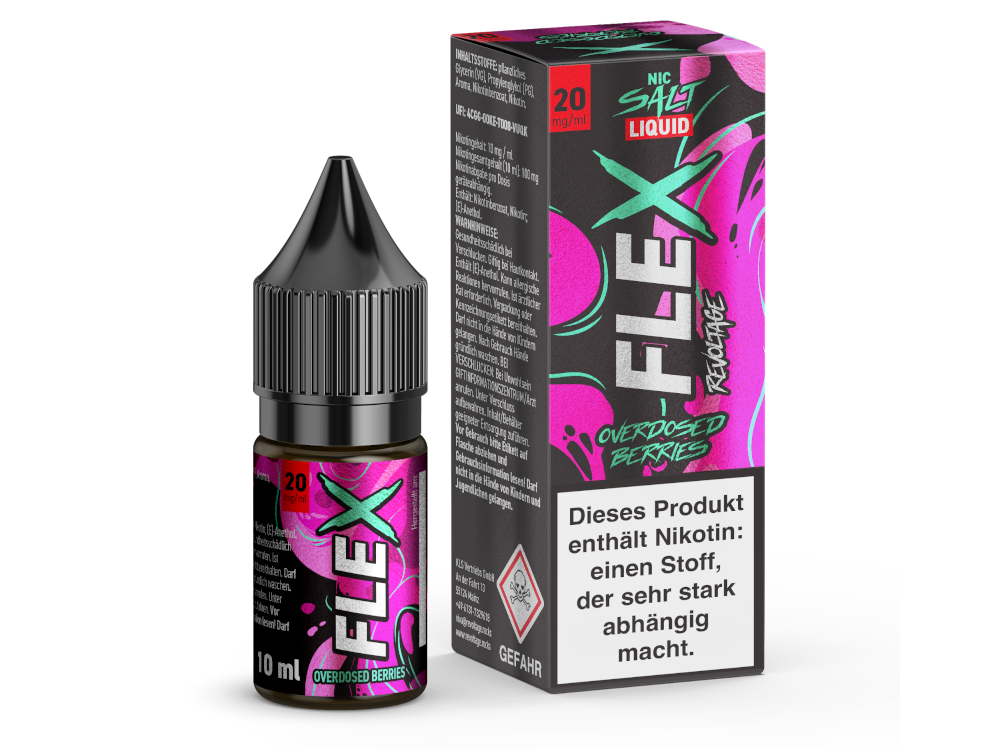 Revoltage - FLEX Nikotinsalz Liquid - Berries