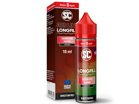 SC - Red Line Longfills 10 ml - Erdbeere Sahne