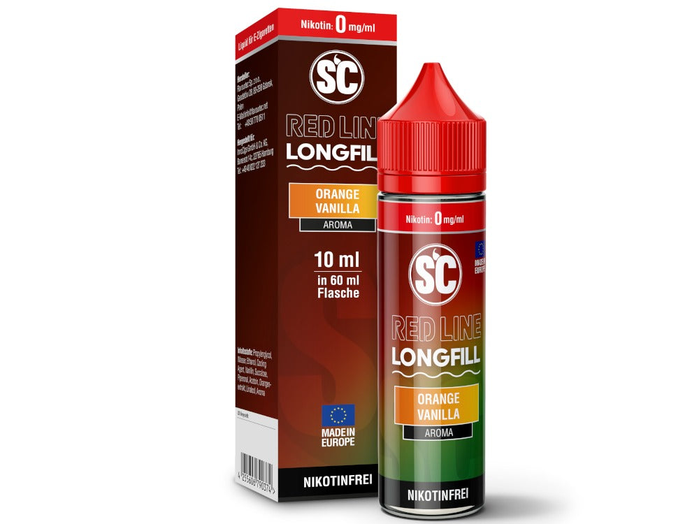 SC - Red Line Longfills 10 ml - Orange Vanilla