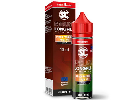 SC - Red Line Longfills 10 ml - Peach Passion Fruit V2