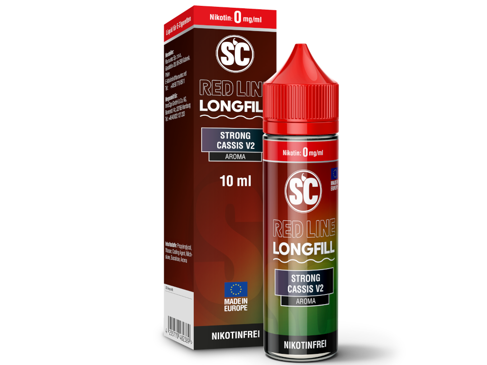 SC - Red Line Longfills 10 ml - Strong Cassis V2