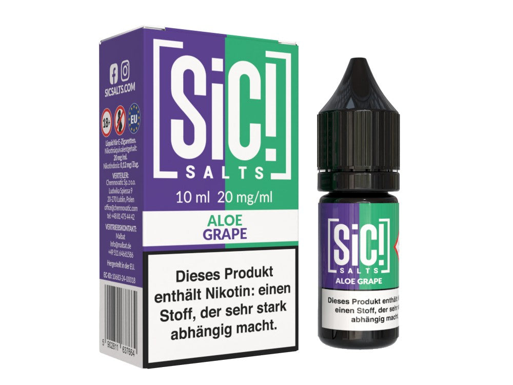 SiC! Salts - Nikotinsalz Liquid - Aloe Grape