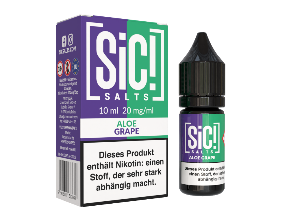 SiC! Salts - Nikotinsalz Liquid - Aloe Grape