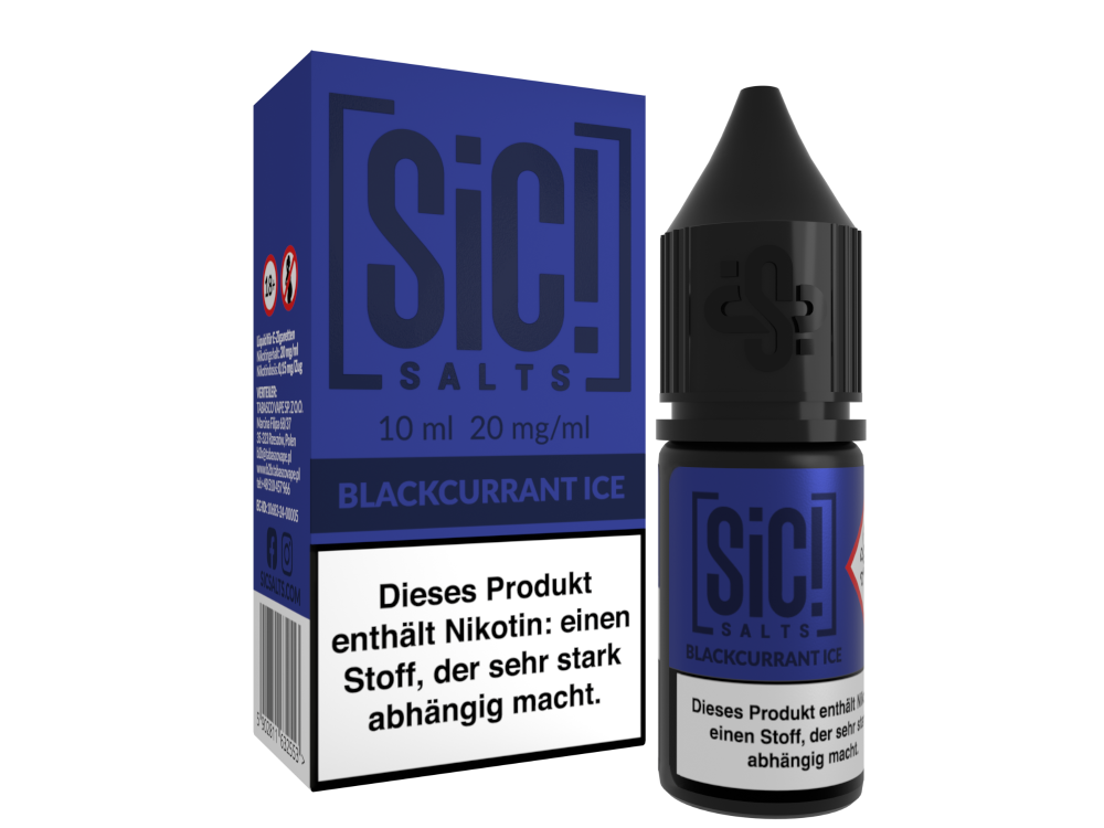 SiC! Salts - Nikotinsalz Liquid - Blackcurrant Ice