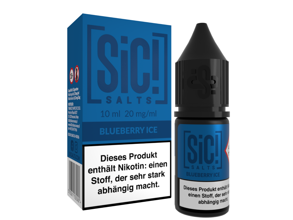 SiC! Salts - Nikotinsalz Liquid - Blueberry Ice