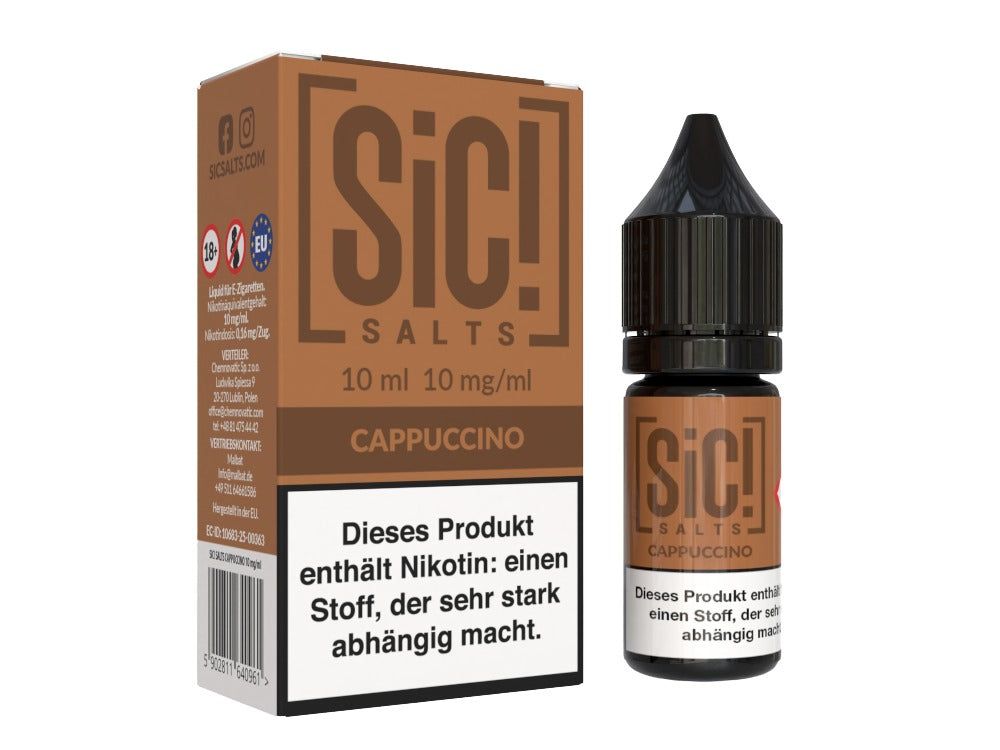 SiC! Salts - Nikotinsalz Liquid - Cappuccino