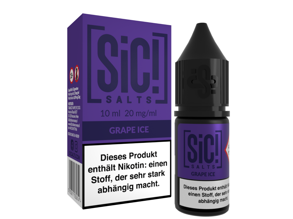 SiC! Salts - Nikotinsalz Liquid - Grape Ice