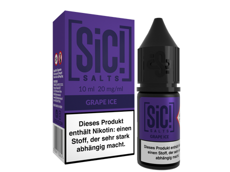 SiC! Salts - Nikotinsalz Liquid - Grape Ice