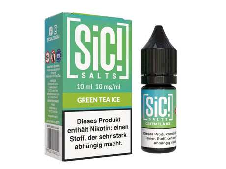 SiC! Salts - Nikotinsalz Liquid - Green Tea Ice