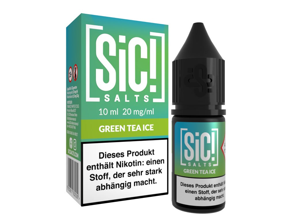 SiC! Salts - Nikotinsalz Liquid - Green Tea Ice