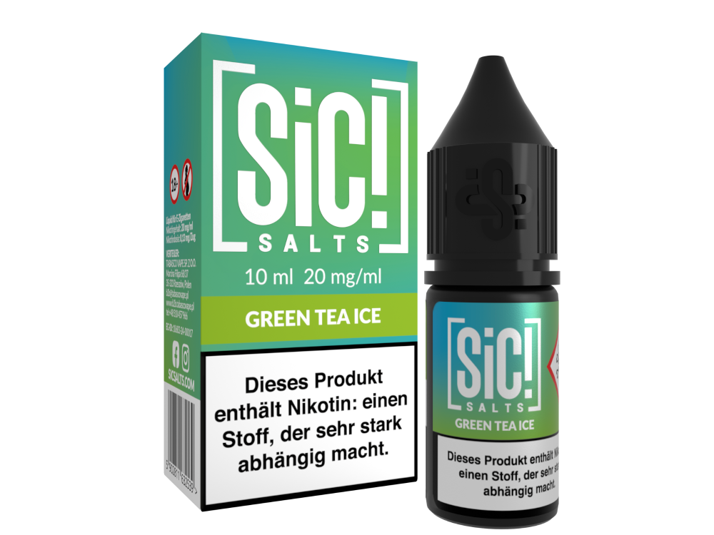 SiC! Salts - Nikotinsalz Liquid - Green Tea Ice