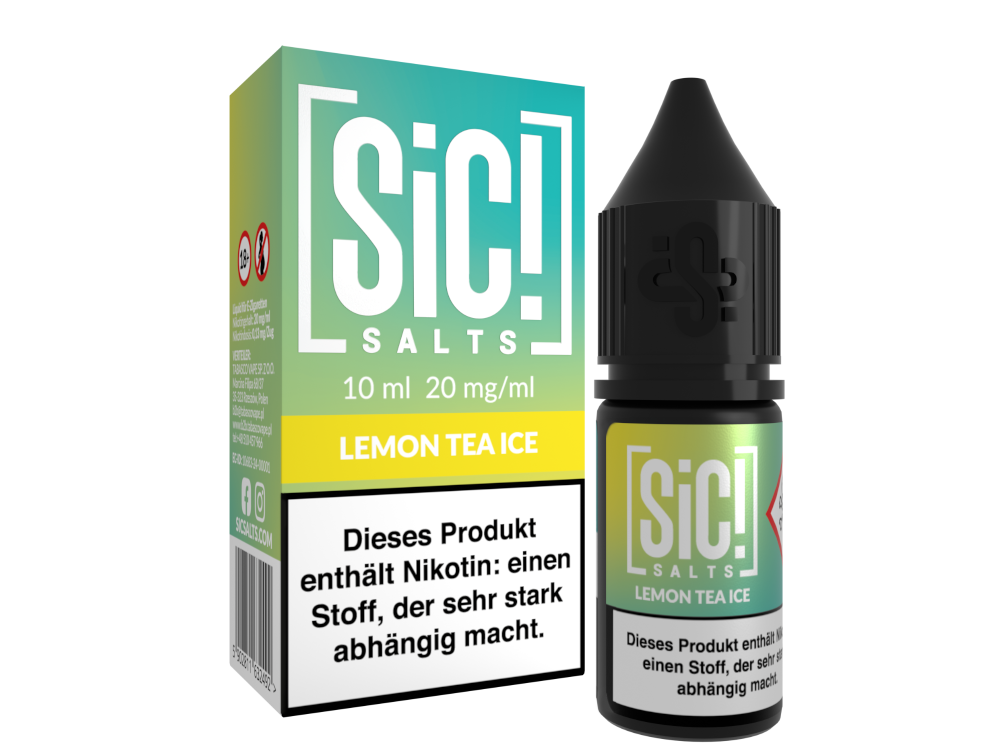SiC! Salts - Nikotinsalz Liquid - Lemon Tea Ice