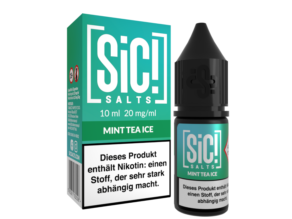 SiC! Salts - Nikotinsalz Liquid - Mint Tea Ice