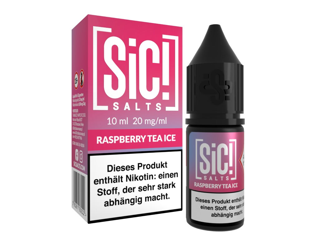 SiC! Salts - Nikotinsalz Liquid - Raspberry Tea Ice