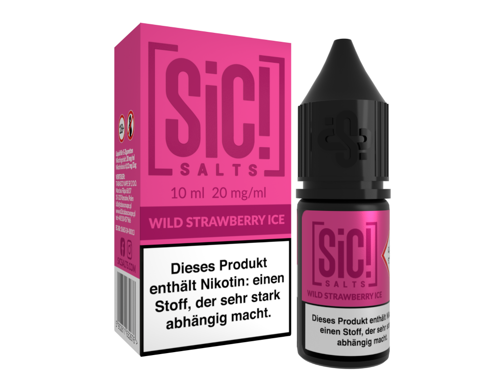 SiC! Salts - Nikotinsalz Liquid - Wild Strawberry Ice