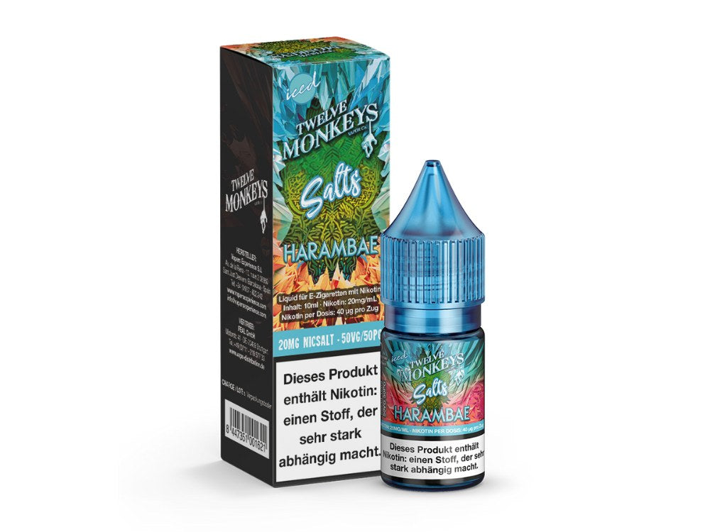 Twelve Monkeys - Iced - Nikotinsalz Liquid - Harambae
