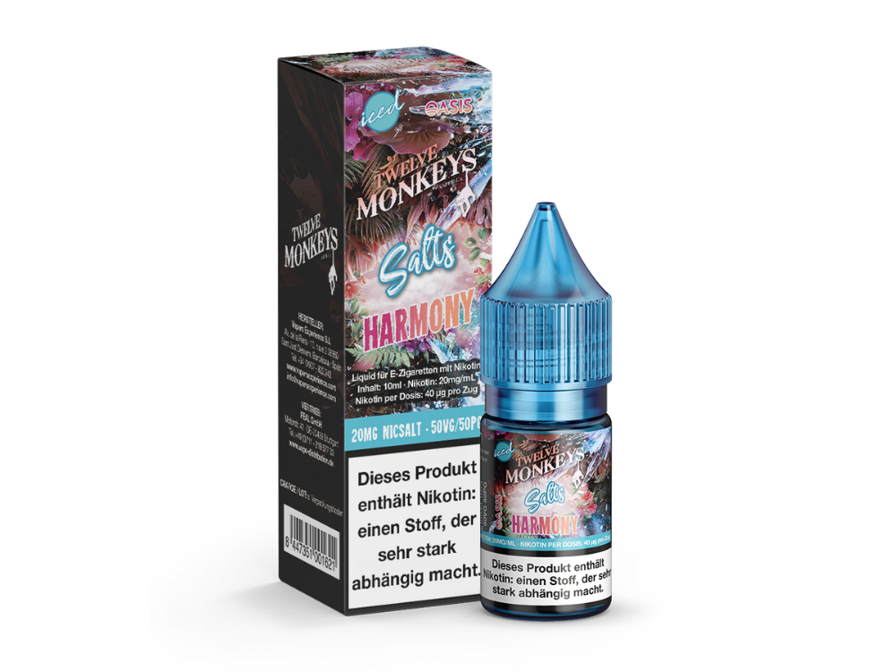 Twelve Monkeys - Iced - Nikotinsalz Liquid - Harmony
