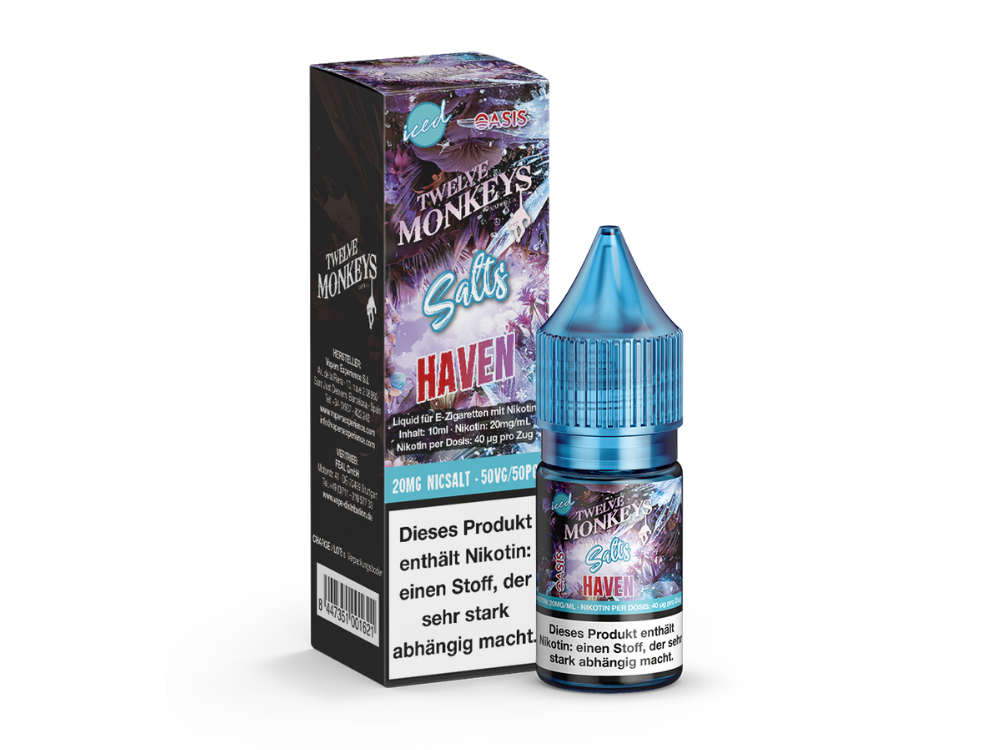 Twelve Monkeys - Iced - Nikotinsalz Liquid - Haven