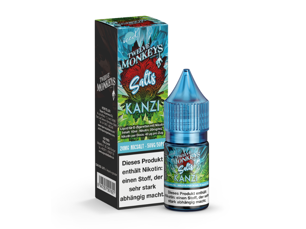 Twelve Monkeys - Iced - Nikotinsalz Liquid - Kanzi