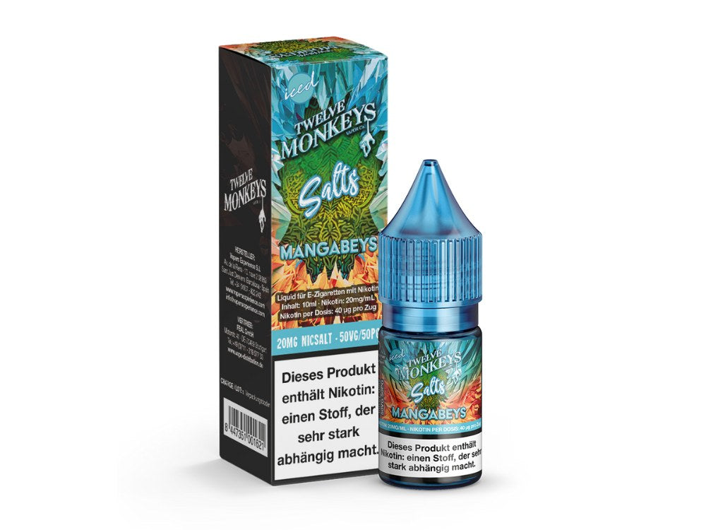 Twelve Monkeys - Iced - Nikotinsalz Liquid - Mangabeys
