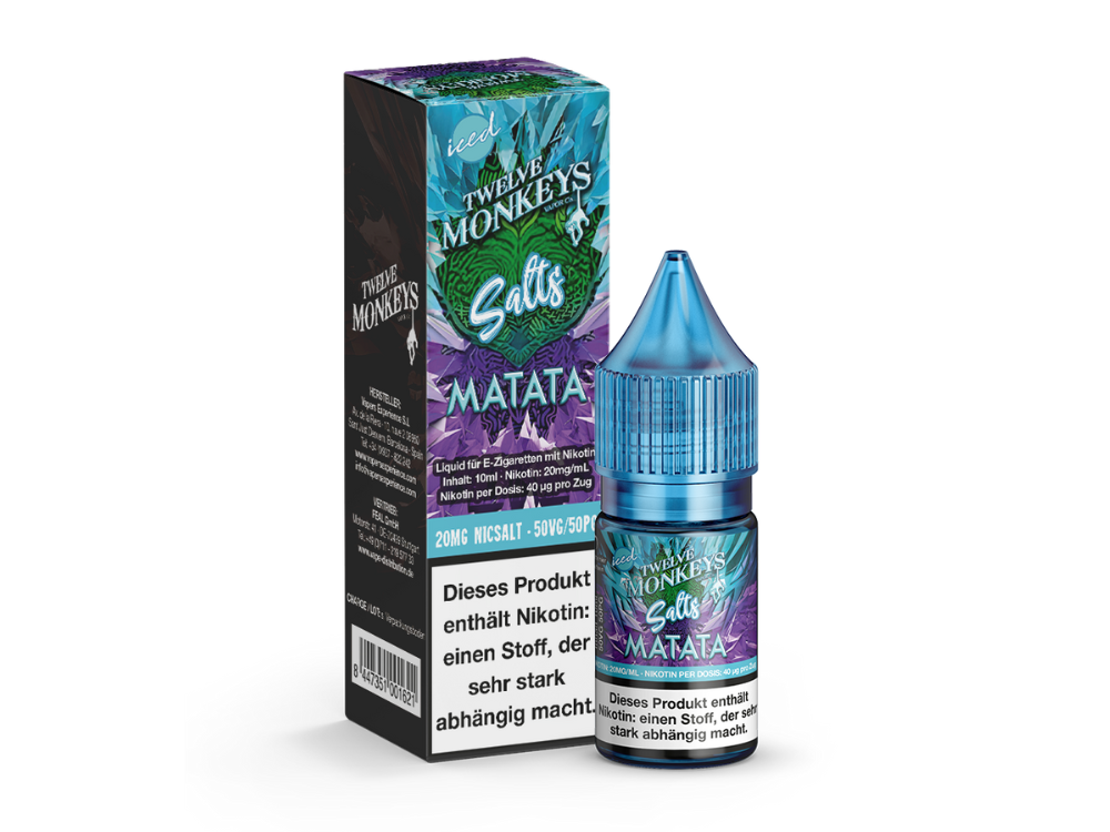 Twelve Monkeys - Iced - Nikotinsalz Liquid - Matata